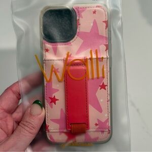 Walli Pink Star Design iPhone 13 Case